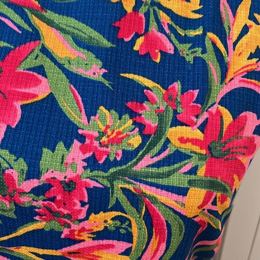 J Crew Tropical Floral Shift Dress Sz 0 - Picture 4 of 9